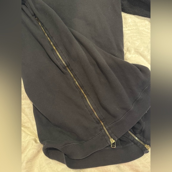 Sundry black side zip oversized Crew Neck Sweater - Picture 9 of 10